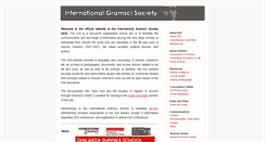 Desktop Screenshot of internationalgramscisociety.org